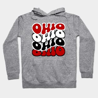 Retro Groovy Ohio Hoodie